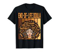 Fin de Vie Doula Puissant Mois de l'histoire des Noirs Black Pride T-Shirt Graphique avec Valeur