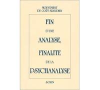 Fin d'une analyse, finalité de la psychanalyse - colloque à la Sorbonne 18 au 24 mai 1987 - Collectif - Solin - Livre