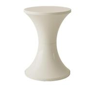 Fin Mini Table d'appoint colorée for canapé, Petite de Chevet, Rangement, Tabouret Maison, d'angle Café(Blanc)