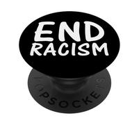 Fin Racism Débat présidentiel Inégalité raciale Droit de l'homme PopSockets PopGrip Adhésif
