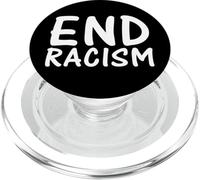 Fin Racism Débat présidentiel Inégalité raciale Droit de l'homme PopSockets PopGrip pour MagSafe