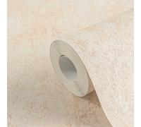 Livingwalls papier peint intissé à effet pierre en crème, beige, métallisé - papier peint style industriel 10,05 x 0,53 m Made in Germany - 786292