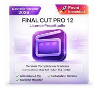 Final Cut Pro 12 - Licence Perpétuelle - Compatible Mac M1 M2 M3 & Intel - Version Complète En Français - Envoi Immédiat