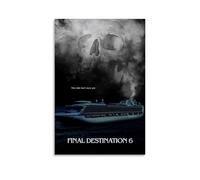 Final Destination Lot de 6 affiches sur toile vintage Art mural Décoration Impressions Poster moderne sur toile pour salon, chambre à coucher 40 x 60 cm