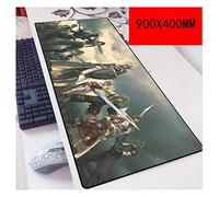 Final Fantasy 900X400Mm, Tapis De Souris De Jeu Rapide Et Précis avec Une Base Épaisse De 3 Mm, pour Ordinateurs Portables, T6