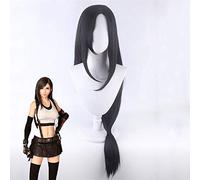 Final Fantasy Noctis Lucis Caelum perruque Tifa.Lockhart cheveux synthétiques résistants à la chaleur Cosplay perruques pour adulte + capuchon de perruque gratuit PL-778