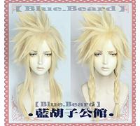 Final Fantasy Vii 7 Cloud Strife Cosplay Golden Heat Resistant Synthetic Hair+ Wig Cap Halloween Party Carnaval