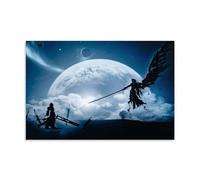 Final Fantasy Vll Game Character The Cloud Strife 1 poster Peinture décorative sur toile pour salon, chambre à coucher, art mural, impression photo, décoration moderne, pour salle familiale, 40 x 60