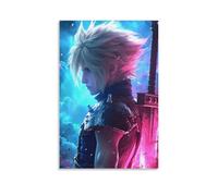 Final Fantasy Vll Game Character The Cloud Strife (2) Poster Peinture décorative sur toile pour salon, chambre à coucher, art mural, impression d'image moderne, décoration de chambre familiale, 30 x