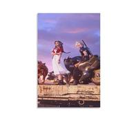 Final Fantasy Vll Game Poster The Cloud Strife Peinture décorative sur toile pour salon, chambre à coucher, art mural, impression photo, décoration moderne, pour salle familiale, 20 x 30 cm