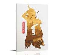 Final Fantasy Vll Game Poster The Cloud Strife Peinture décorative sur toile pour salon, chambre à coucher, art mural, impression photo, décoration moderne, pour salle familiale, 20 x 30 cm