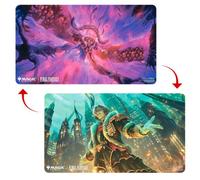 Final Fantasy x Universes Beyond Emet-Selch, Unsundered/Hades, Sorcerer of ELD Tapis de jeu double face pour Magic : The Gathering
