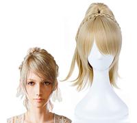 Final Fantasy XV Cosplay perruques Lunafreya Nox Fleuret Cosplay perruques résistant à la chaleur synthétique Anime Cosplay perruque Halloween carnaval