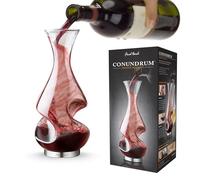 Final Touch Conundrum Aérateur de vin Decanter Potable Cadeau Clair,