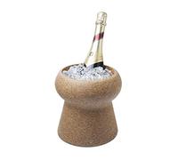 Final Touch Poubelle à boissons en liège Champagne et vin 2.25 L liège.