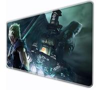 Final VII Game Fantasy XIV Rebirth XXLMousePad, 90 x 40 cm Large MousePad | Anti Slip Desktop Pad | Précision Control GamingMousePad | PC Computer Keyboard Desktop Pad (C, 80 × 30 cm)