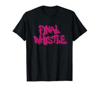 Final Whistle Graffiti Typographie Design T-Shirt
