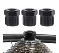 FinalCool 3 Pièce Outils de Verrouillage de Cassette de Vélo, Outil de Démontage de Roue Libre de Pignon, Engrenage de Vélo et Cassette D'outils de Démontage pour VTT avec 12 Dents(Noir)