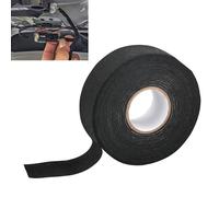 FinalCool Lot de 2 rouleaux de ruban isolant auto-soudant - 10 m x 23 mm x 0,8 mm - Ruban isolant étanche noir - Ruban auto-soudant - Ruban vulcanisant - Pour isoler, réparer et regrouper