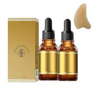 Finalement furtifs légers et anti-rideaux pour le visage jeune sérum, huile d'essence anti-ride, lisse les ridules, hydrate profondément, éclaircissant le sérum de visage hydratant avec plaque (2PCS)