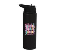 Finally Back to School No-One Ever Said Funny Teacher Stainless Steel Insulated Water Bottle