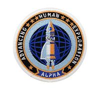 Finally Home Écusson Thermocollant | Advancing Human Exploration | Patch à coller au fer à repasser ou à coudre | Pièce de décoration ou réparation pour vêtement, jean, sac, pantalon, veste