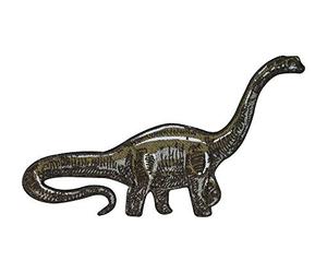 Finally Home Écusson Thermocollant | Dinosaure Diplodocus | Patch à coller au fer à repasser ou à coudre | Pièce de décoration ou réparation pour vêtement, jean, sac, pantalon, veste