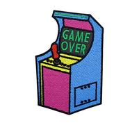 Finally Home Écusson thermocollant Game Over Retro Automat | Patchs vintage, écussons à repasser, écusson classique Gamer, écusson de jeu Oldschool