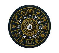 Finally Home Écusson Thermocollant | Horoscope du zodiaque astrologie | Patch à coller au fer à repasser ou à coudre | Pièce de décoration ou réparation pour vêtement, jean, sac, pantalon, veste