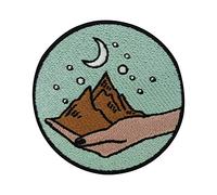 Finally Home Écusson Thermocollant | Le monde entre nos mains la nuit | Patch à coller au fer à repasser ou à coudre | Pièce de décoration ou réparation pour vêtement, jean, sac, pantalon, veste