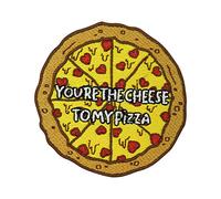 Finally Home Écusson Thermocollant | Your The Cheese to My Pizza | Patch à coller au fer à repasser ou à coudre | Pièce de décoration ou réparation pour vêtement, jean, sac, pantalon, veste