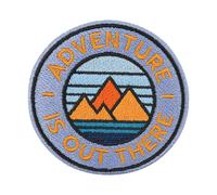 Finally Home Patch à attacher avec scratch - Adventure is out there | Patchs d'extérieur, écussons de randonnée, patchs pour sac à dos, badge de randonnée, patch montagne