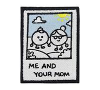 Finally Home Patch écusson avec attache à scratch - Me and Your Mom | Patch drôle, patchs rétro, écussons humoristiques, écussons vintage