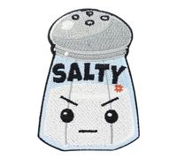 Finally Home Patch thermocollant - Salty - Écusson thermocollant amusant à coudre - Écussons amusants à repasser - Écusson Kawaii