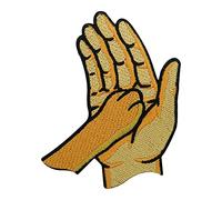 Finally Home Pattes & Mensch Freundschafts Patch à repasser | Patches de pattes, écussons à repasser, écussons, écussons chats et chiens