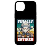 Finally Retired Dad Handyman GNOME for Funny Retirement Coque pour iPhone 14 Plus