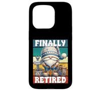 Finally Retired Dad Handyman GNOME for Funny Retirement Coque pour iPhone 15 Pro