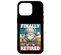 Finally Retired Dad Handyman GNOME for Funny Retirement Coque pour iPhone 16 Pro