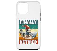 Finally Retired Fishing Grandpa Gnome Graphic For Retirement Coque pour iPhone 12 mini