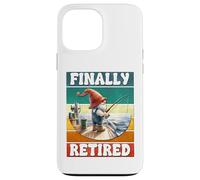 Finally Retired Fishing Grandpa Gnome Graphic For Retirement Coque pour iPhone 13 Pro Max
