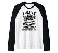 Finally Retired Life 2026 The Adventure Begins Now Hammock Manche Raglan