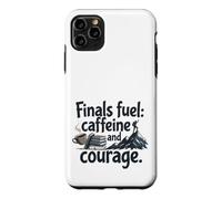 Finals Fuel Caffeine and Courage Student Exam Motivation Coque pour iPhone 11 Pro Max