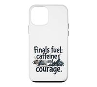 Finals Fuel Caffeine and Courage Student Exam Motivation Coque pour iPhone 12 Mini