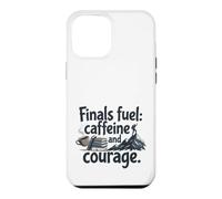 Finals Fuel Caffeine and Courage Student Exam Motivation Coque pour iPhone 12 Pro Max