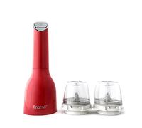 FinaMill Moulin à poivre et épices primé à piles, broyeur et mouture réglable en céramique avec One Touch et LED. 2 dosettes ProPlus interchangeables incluses.