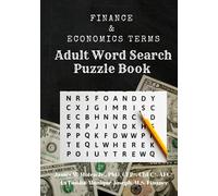Finance and Economics Terms Adult Word Search Puzzle Book