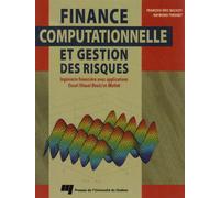Finance computationnelle et gestion des risques: Ingénierie financière avec applications Excel (Visual Basic) et Matlab
