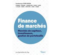 Finance de marchés Marchés de capitaux, investisseurs, gestion de portefeuille - Pierre Gruson - Vuibert - broché - Etude