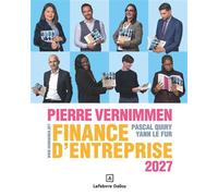 Finance d'entreprise 2027 25ed - Pascal Quiry - Dalloz - ebook (ePub) - Manuel