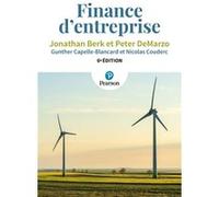 Finance d'entreprise 6e édition Jonathan Berk (Auteur), Peter DeMarzo (Auteur), Gunther Capelle-Blancard (Auteur), Nicolas Couderc (Auteur)